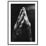 Hands in prayer 30x42 cm poster