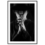 Hat woman poster 30x42 (A3)