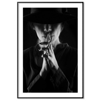 Hat woman poster 30x42 (A3)