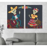 Hello Los Muertos - De dödas dag poster i två delar Hello Los Muertos - De dödas dag poster i två delar