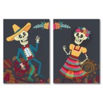 Hello Los Muertos - De dödas dag poster i två delar Hello Los Muertos - De dödas dag poster i två delar