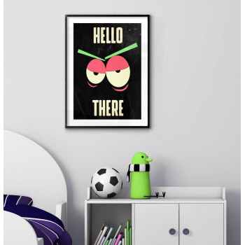 Hello There - Retro Poster