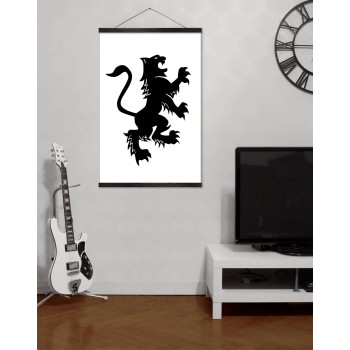 Heraldry Lion - Big Poster