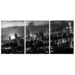 Hong Kong Cityscape - Poster in Three Pieces