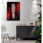 Inspirational Life Quote - Simple Red Poster