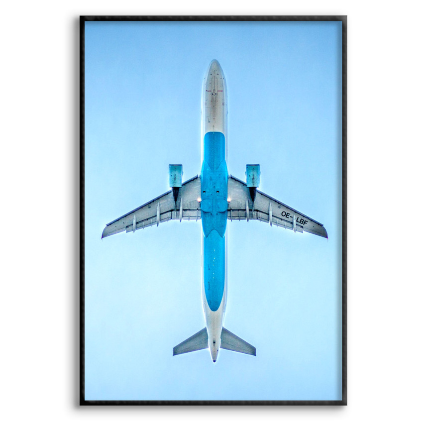 Jumbo Jet From the Ground - Poster