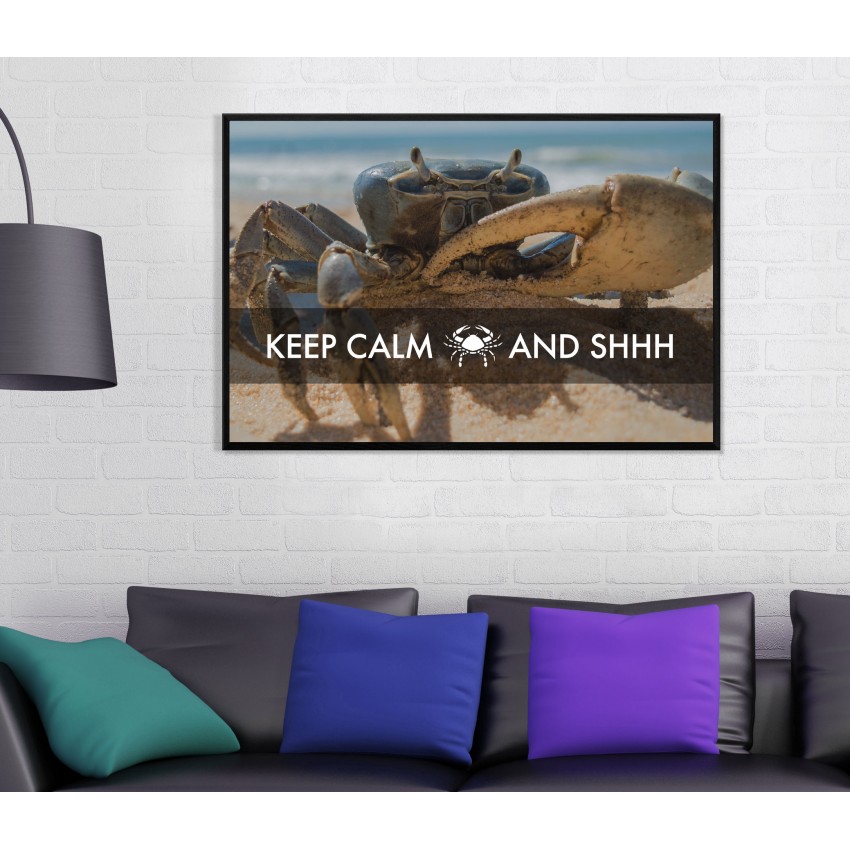 Keep Calm and Shh - Posters med Text