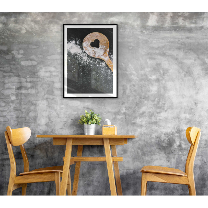 Kitchen poster 50x70cm baking with love