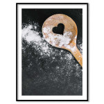 Kitchen poster 50x70cm baking with love