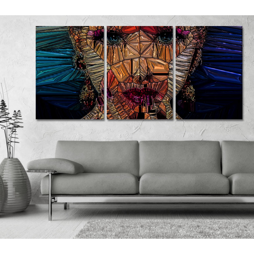 Dam Skapad av Glas - Poster i Tre delar