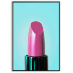Läppstift - Turkos Rosa Fashion Poster