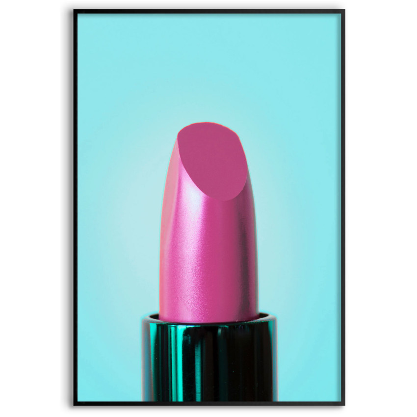 Läppstift - Turkos Rosa Fashion Poster