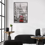 London red bus 50x70cm poster