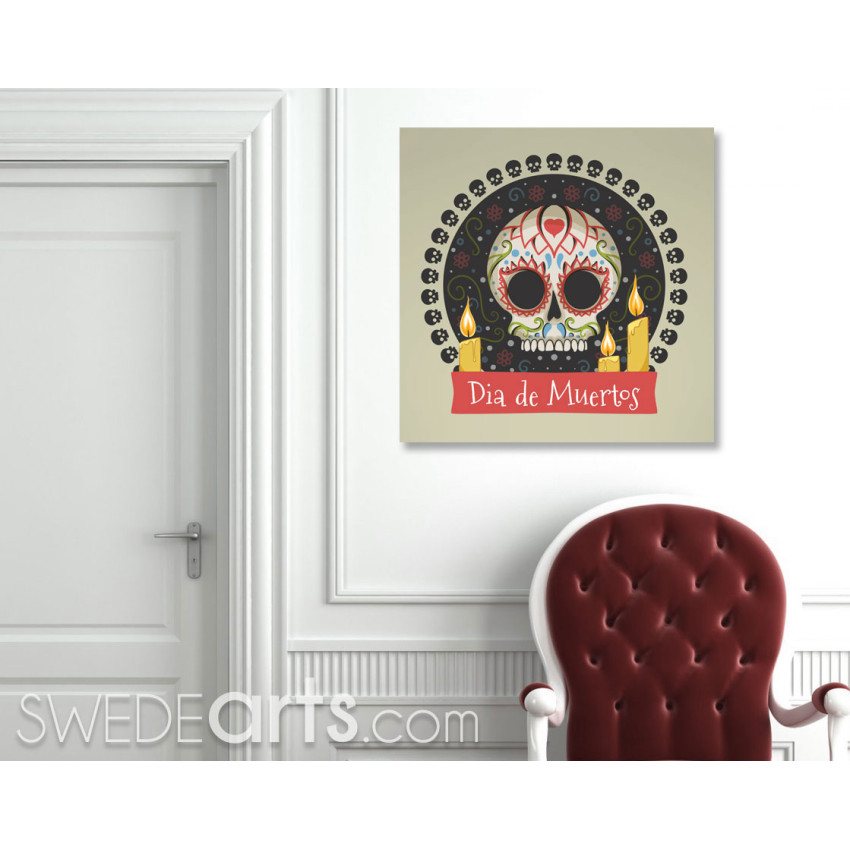 Los Muertos Skull - Big Poster