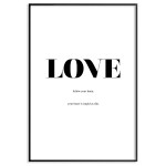 Crazy love poster 50x70