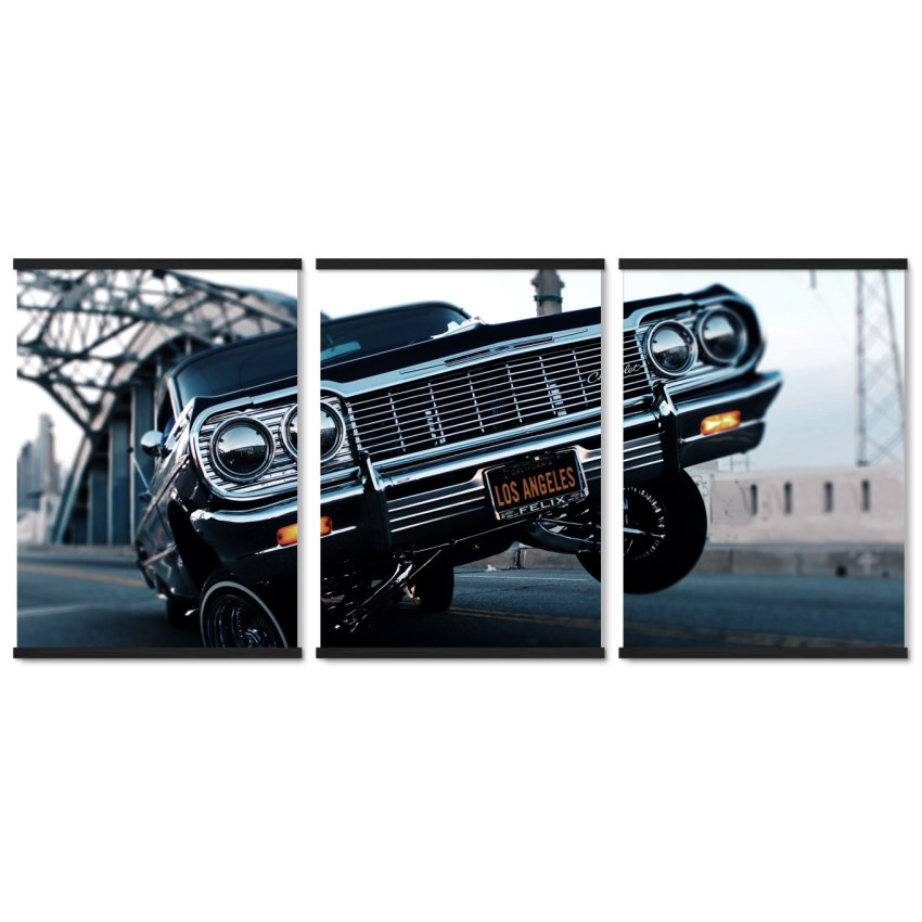 Low rider bil 61x91cm x 3 posters