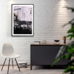 Abstrakt konst 50x70cm affisch