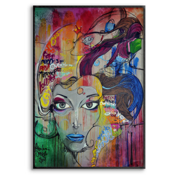 Modern Art Woman - Simple Poster