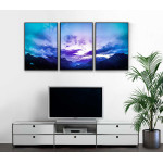 Mountains and nice sky - Three piece poster