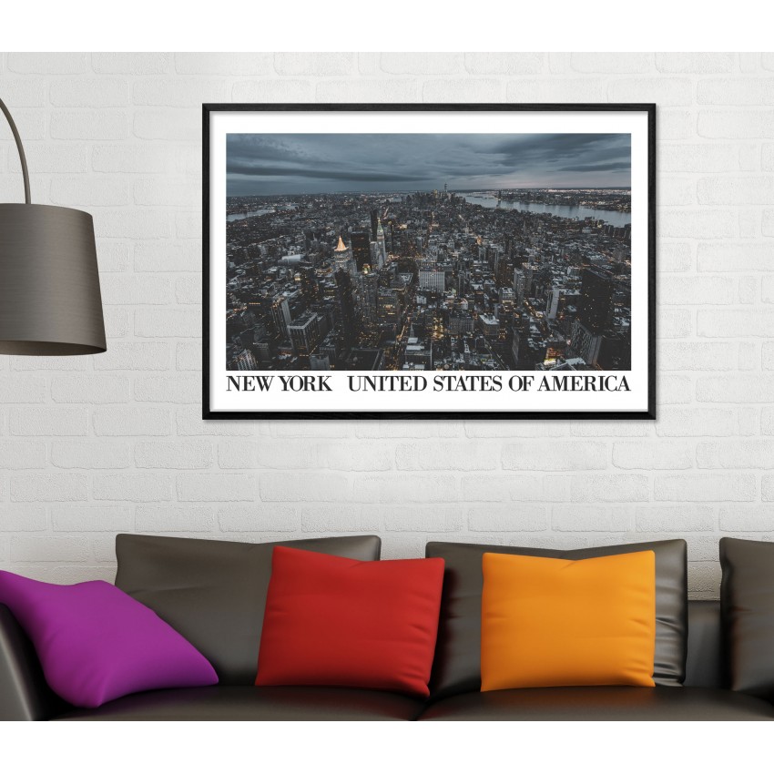 Klassiskt Motiv av New York - Retro Poster Klassiskt Motiv av New York - Retro Poster