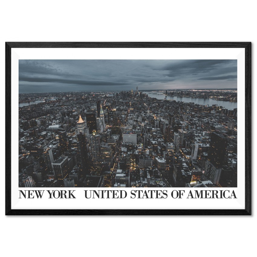 Klassiskt Motiv av New York - Retro Poster Klassiskt Motiv av New York - Retro Poster