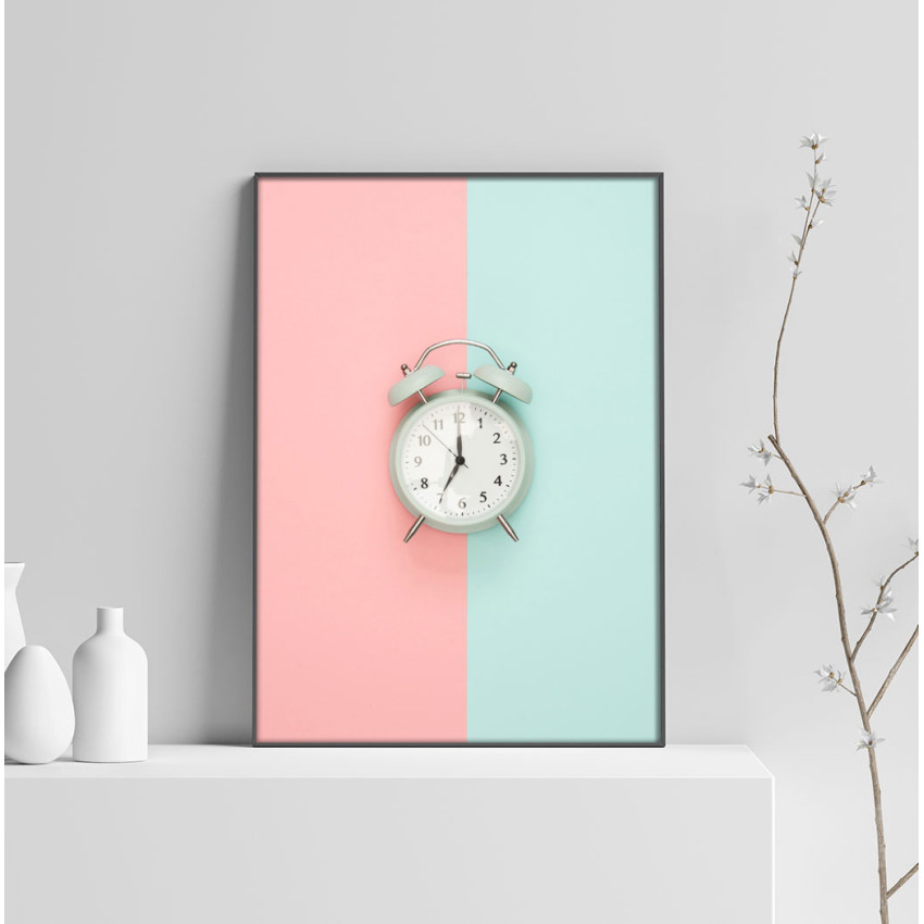 Old School Alarm Clock - Simple Poster