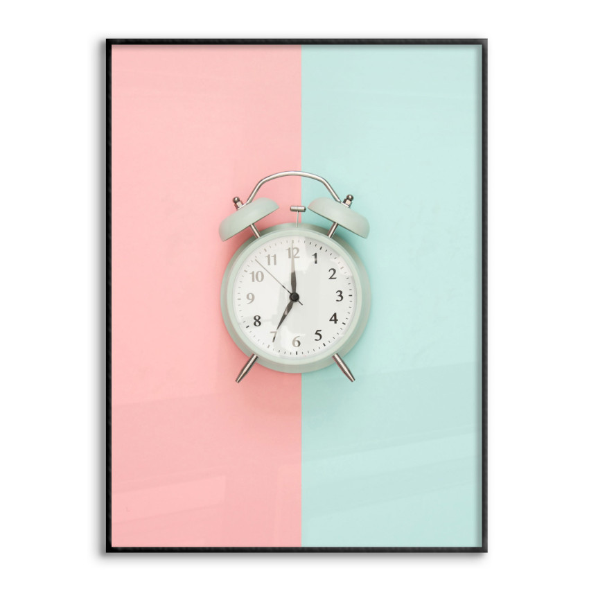 Old School Alarm Clock - Simple Poster