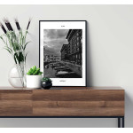 Oslo Norway - Simple Black and White Poster