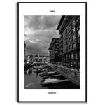 Oslo Norway - Simple Black and White Poster