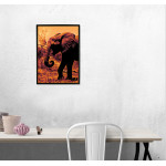 Painting of an African Elephant - Poster