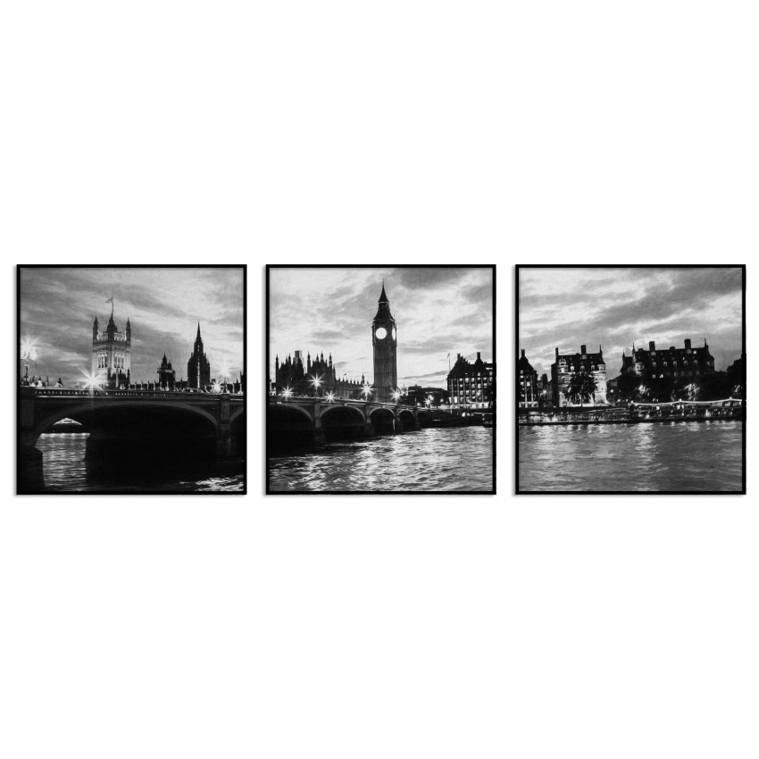Panorama London Skyline - Big Poster in Three Pieces