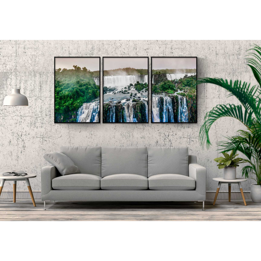 Panorama Waterfall - Three Piece Poster
