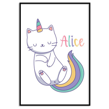 Personal kids name poster