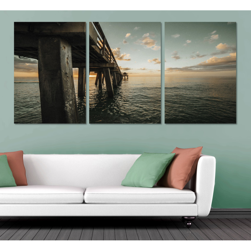 Pier by the Sea 61x91cm x 3  posters