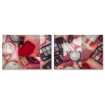 Pink Make-up Products - Big Poster in Two Pieces