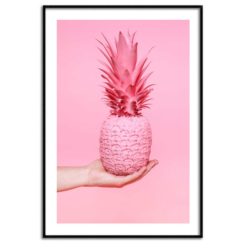 Pink pineapple 50x70 cm modern poster