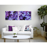 Purple Beautiful Flowers - Big Poster in Two Pieces