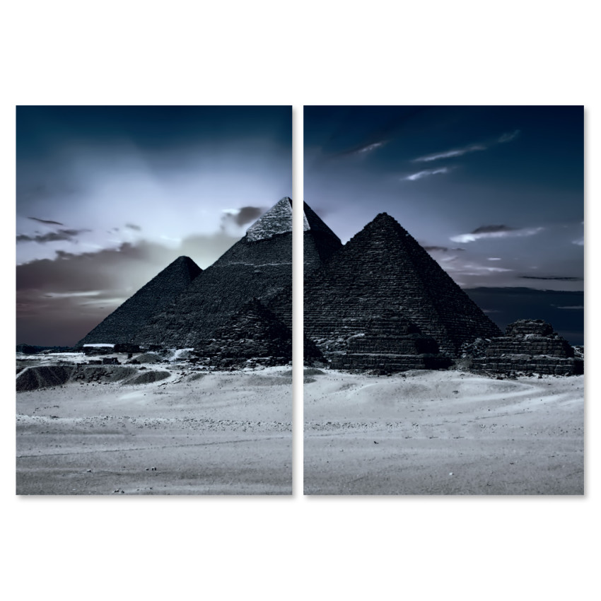 Pyramids in Egypt - Two Piece Poster