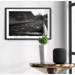 Railway in Black and White - Poster