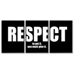 RESPECT - Three Piece Image