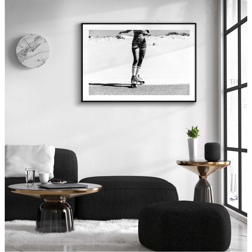 Retro skates 50x70cm fashion poster