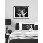 Händer svartvit 50x70 cm poster