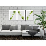 Simple Green Plants - Three Piece Poster