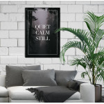 Enkel Stilren Poster med Text - Quiet Calm Still