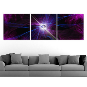 Lilla Jorden i Stora Rymden - Tredelad Poster