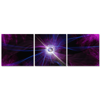 Lilla Jorden i Stora Rymden - Tredelad Poster