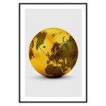 Guld fotboll 61x91cm stor sport poster