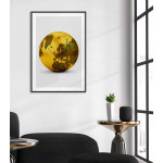 Guld fotboll 61x91cm stor sport poster