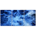 Splashing Water - Poster in Three Pieces