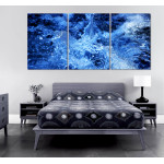 Splashing Water - Poster in Three Pieces